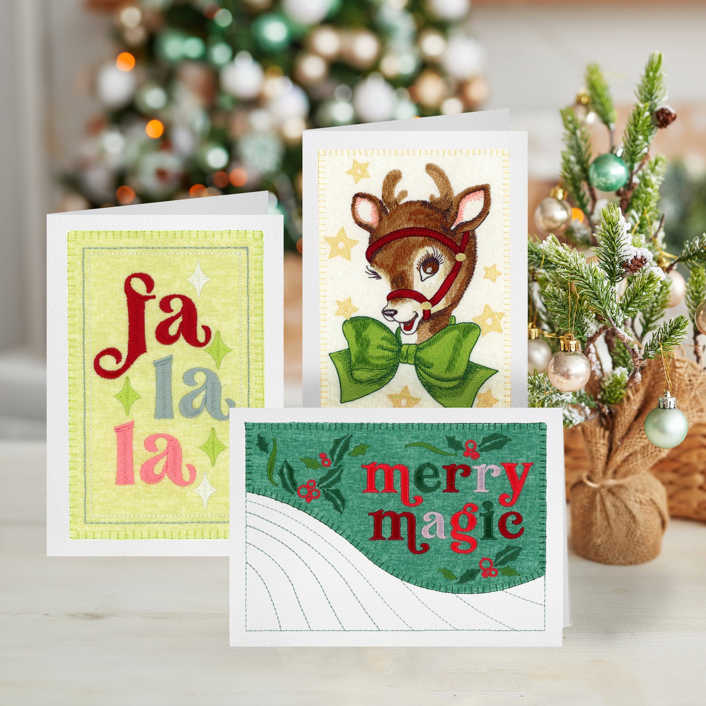 Christmas Cheer Cards Design USB - OESD 12967