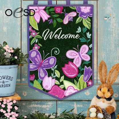 OESD Spring Welcome Garden Flag