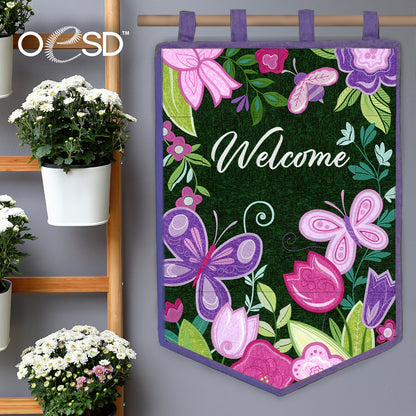 OESD Spring Welcome Garden Flag