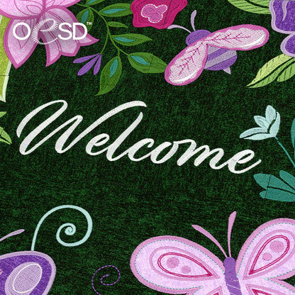 OESD Spring Welcome Garden Flag