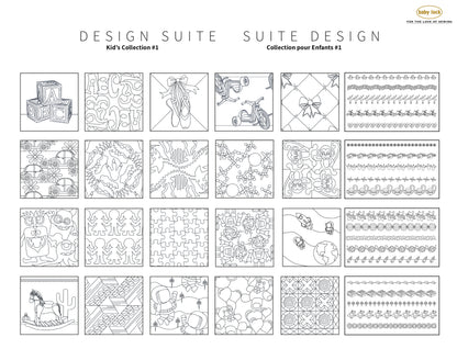 BabyLock Design Suite Collections and Decorative Fills & Motifs