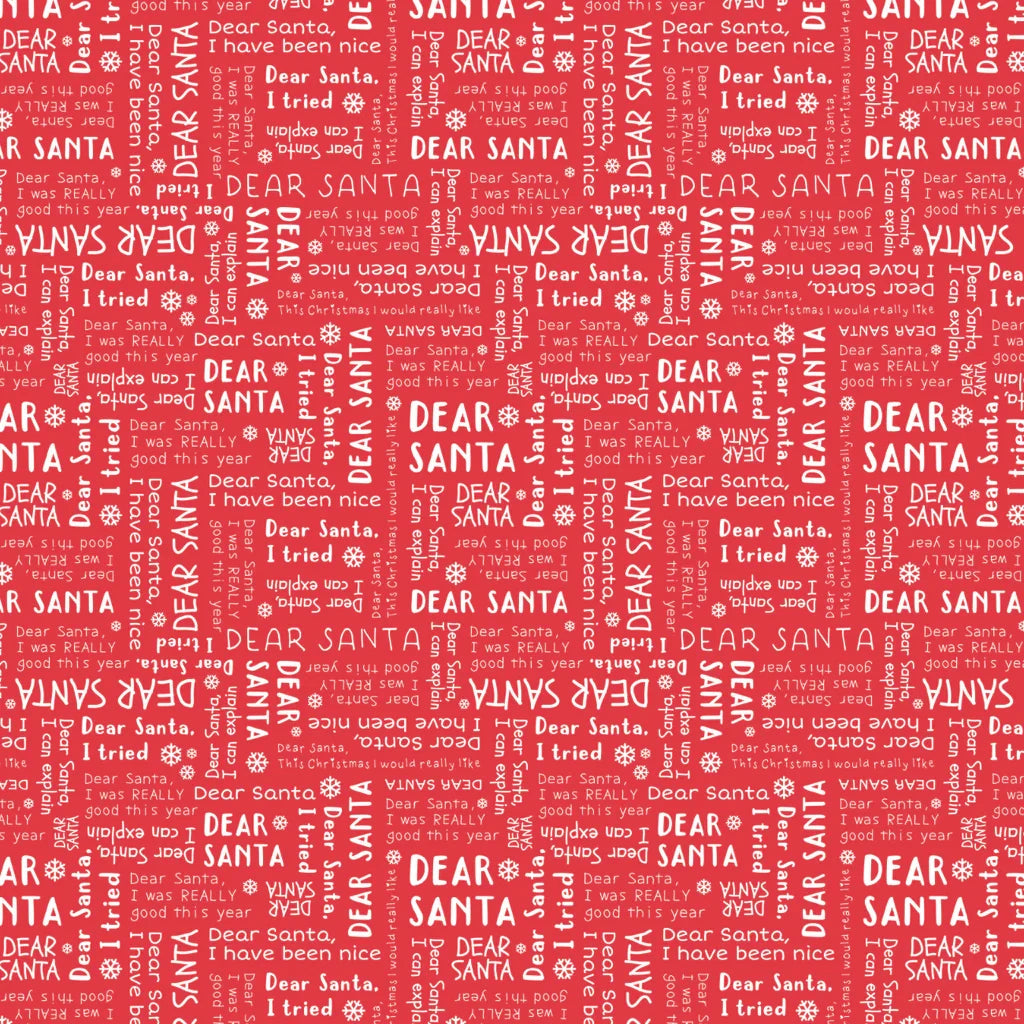 Letters To Santa by Camalot Fabrics