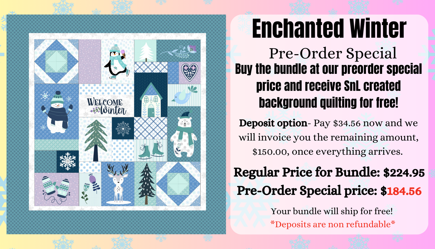 Kimberbell's Enchanted Winter Quilt *Preorder*