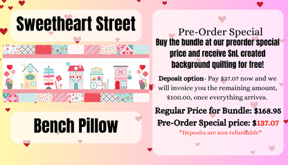 Sweetheart Street Bench Pillow