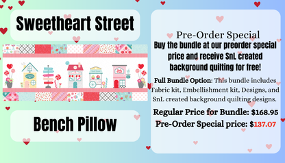 Sweetheart Street Bench Pillow