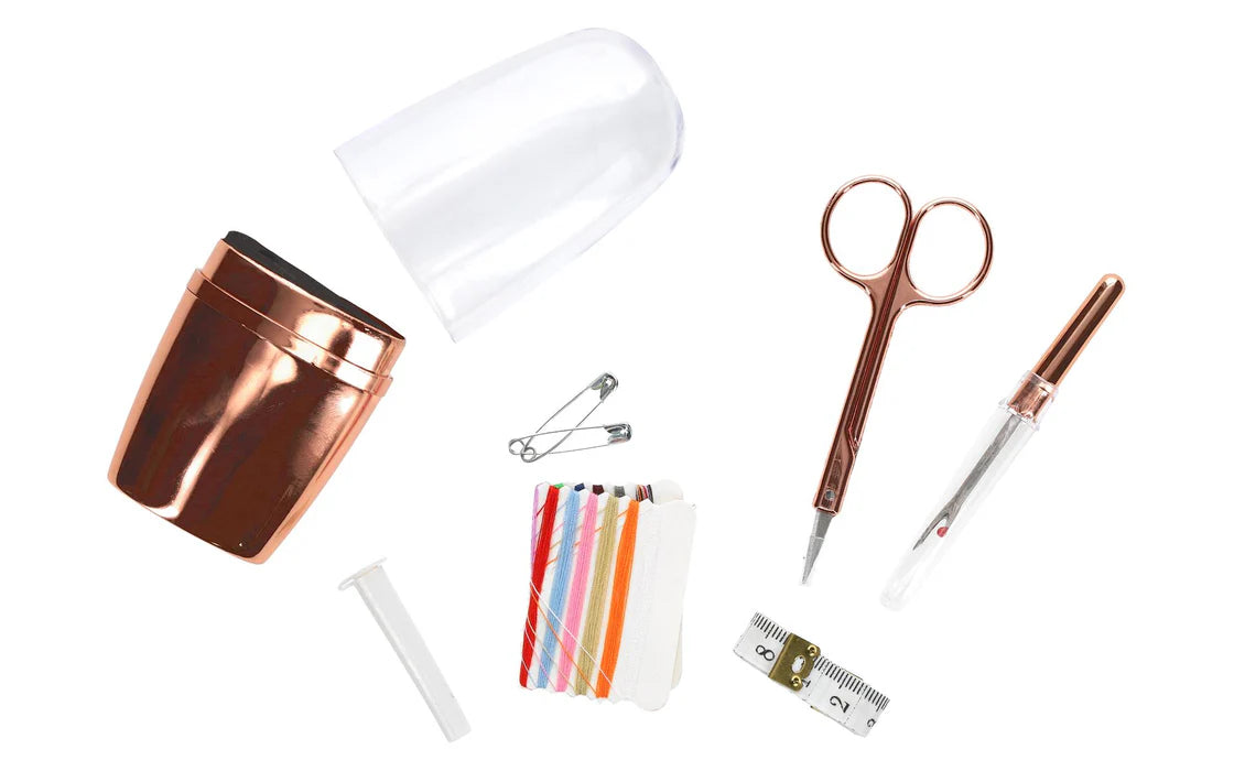 Hemline Sewing Kit Rose Gold