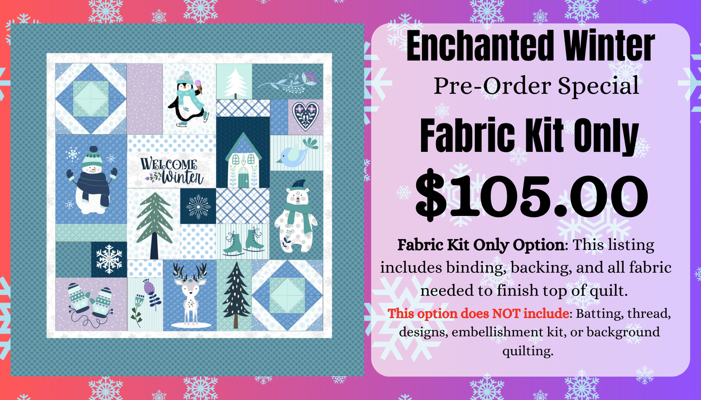 Kimberbell's Enchanted Winter Quilt *Preorder*