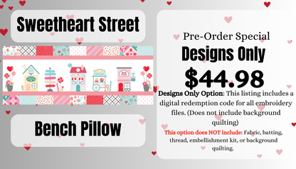 Sweetheart Street Bench Pillow