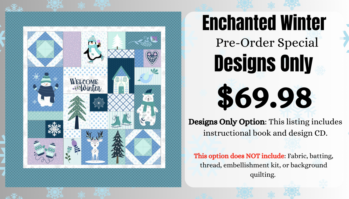 Kimberbell's Enchanted Winter Quilt *Preorder*