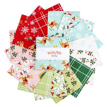 The North Pole Flannel Collection by Riley Blake Designs