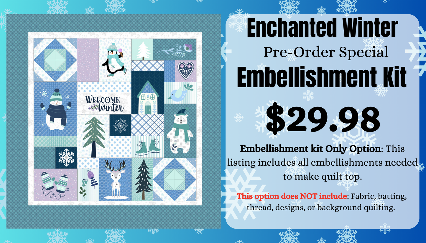 Kimberbell's Enchanted Winter Quilt *Preorder*