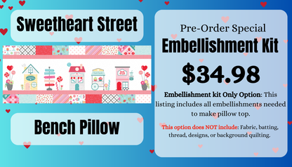 Sweetheart Street Bench Pillow