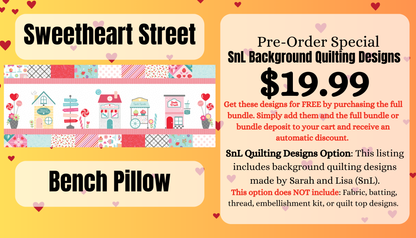 Sweetheart Street Bench Pillow