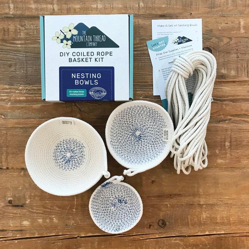 Coiled Rope Kit Nesting Bowls