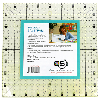 Quilters Select Non-Slip Rulers, Various sizes