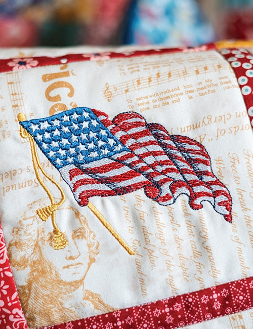 America the Beautiful- Embroidery Design Projects