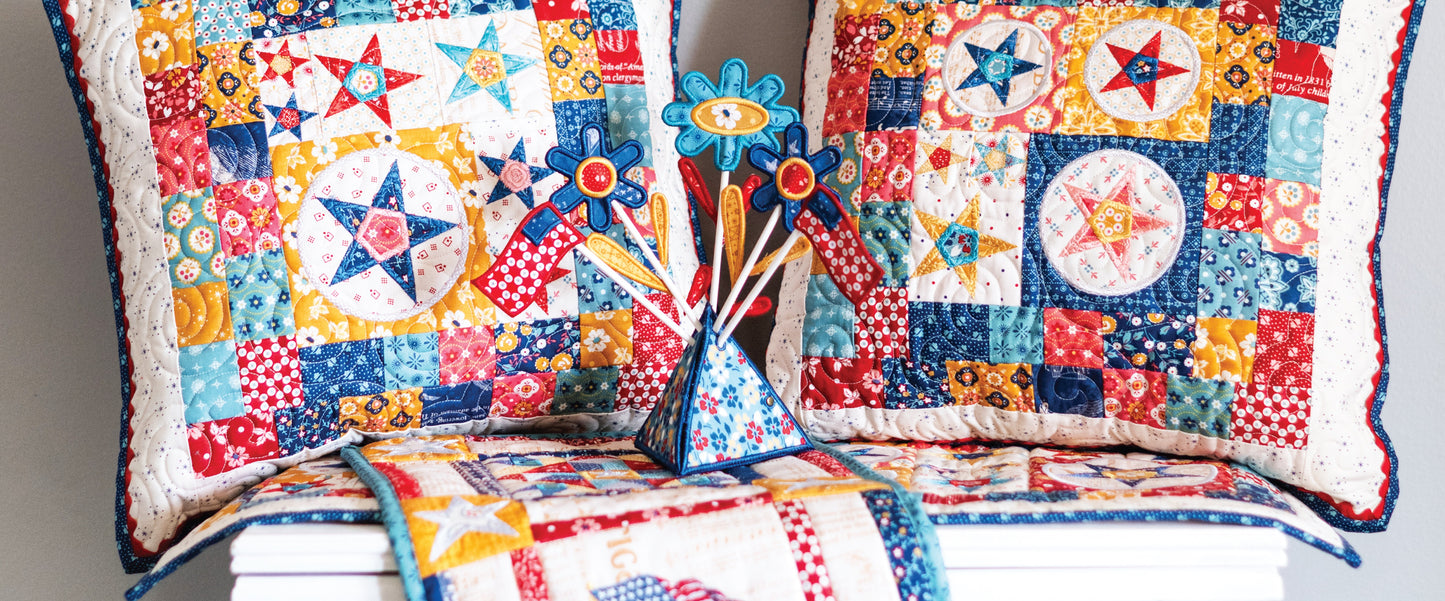 America the Beautiful- Embroidery Design Projects