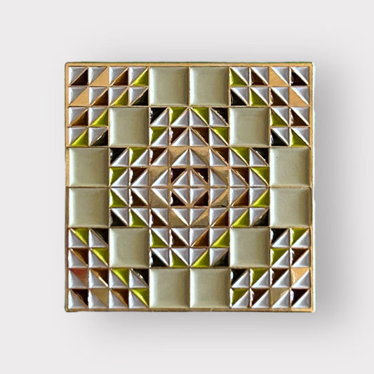 Cut Glass Enamel Pin