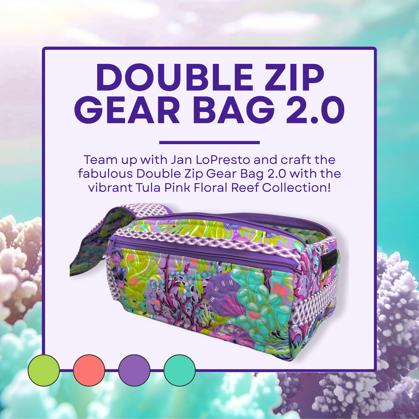 Double Zip Gear Bag Class