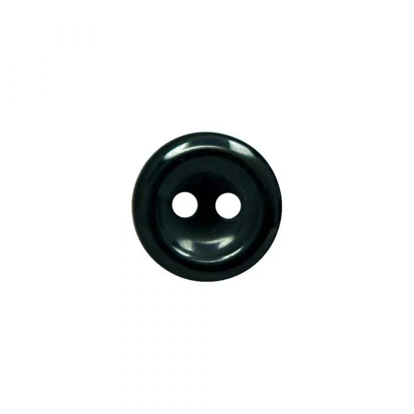 Hemline Black Buttons 13mm