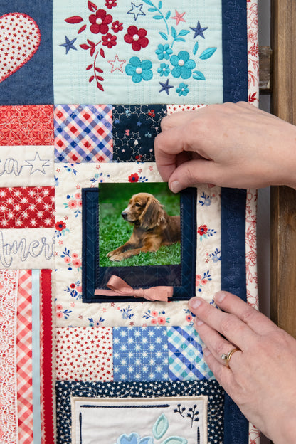 Kimberbell Star-Spangled Beauty Ladder Quilt