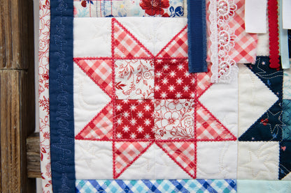 Kimberbell Star-Spangled Beauty Ladder Quilt