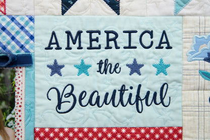 Kimberbell Star-Spangled Beauty Ladder Quilt
