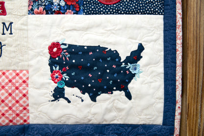 Kimberbell Star-Spangled Beauty Ladder Quilt