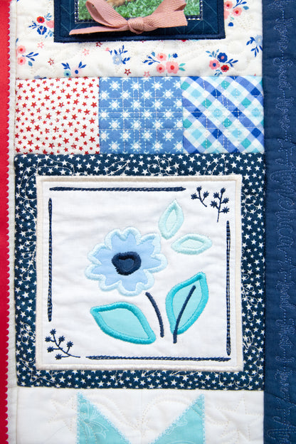 Kimberbell Star-Spangled Beauty Ladder Quilt