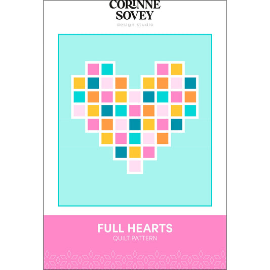 Full Hearts- Quilt Pattern and Fabric Kit