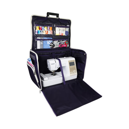 Sewing Machine Trolly- Plum Confetti