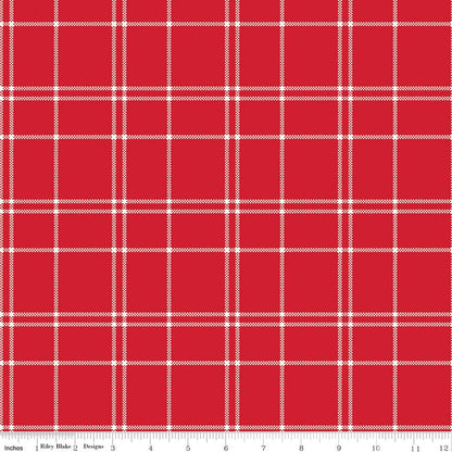 The North Pole Flannel Collection by Riley Blake Designs