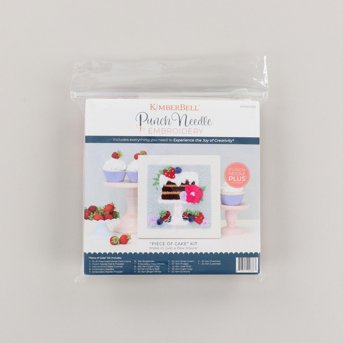 Kimberbell Piece of Cake Punch Needle Kit *Preorder*