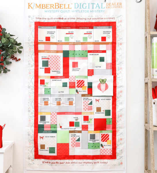 Mystery Mistletoe Quilt - Kimberbell DDE 2026
