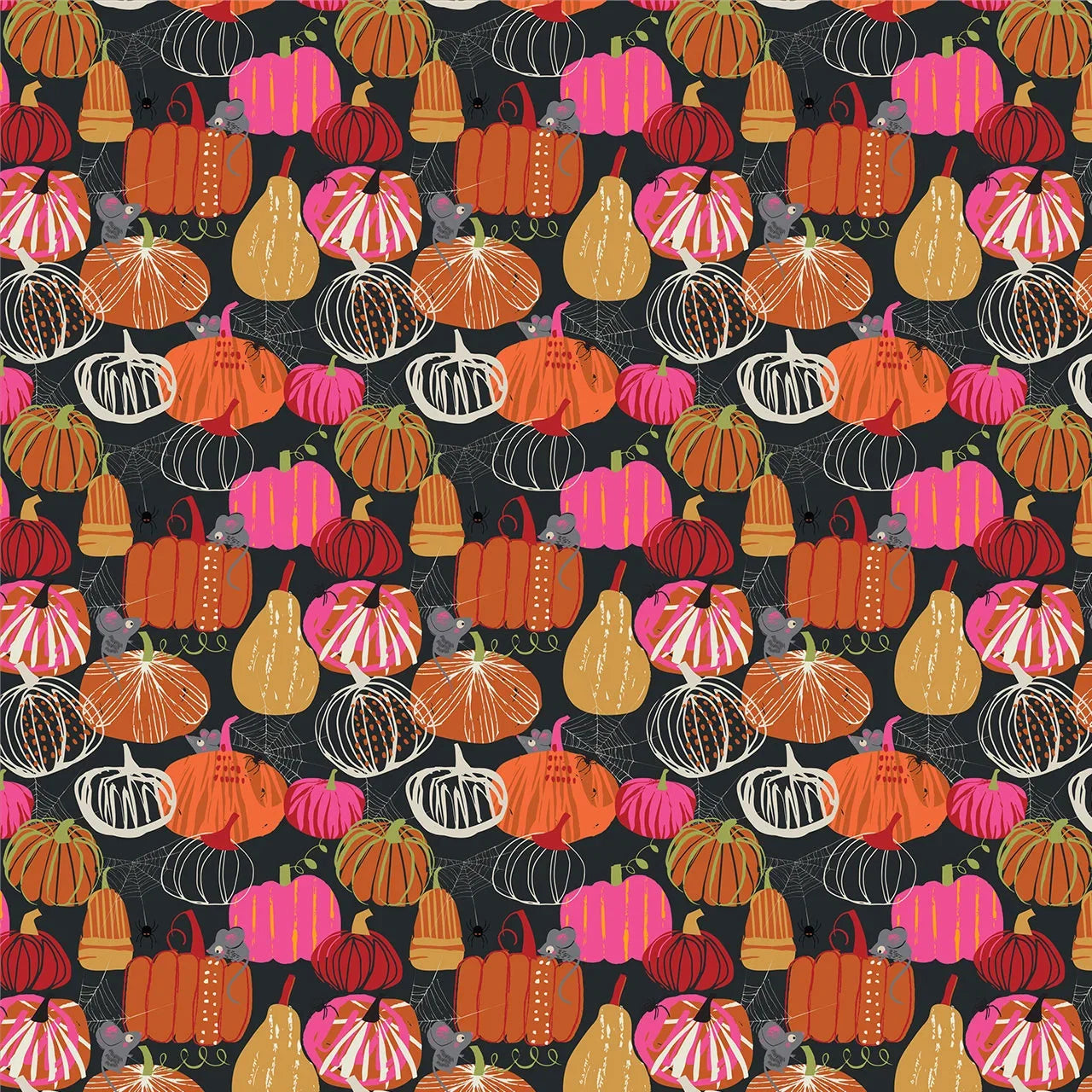 Moon Light & Magic Fabric by Thread & Ink Design Studio