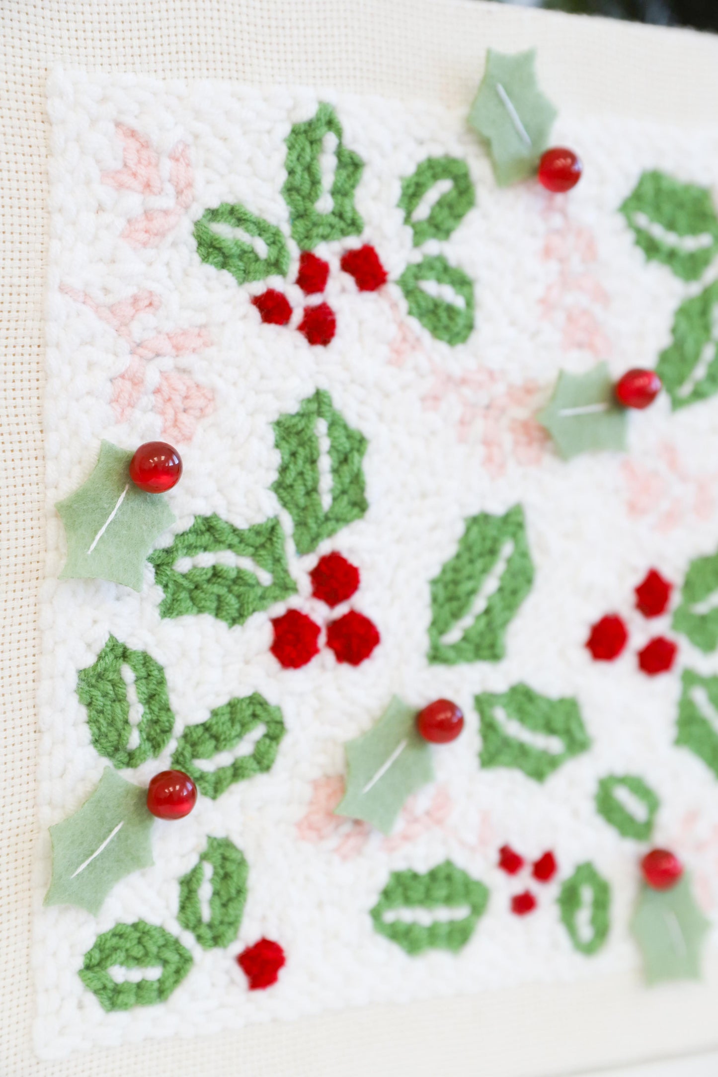 Happy Holly-Days Punch Needle Kit *Preorder*
