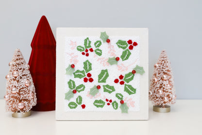 Happy Holly-Days Punch Needle Kit *Preorder*