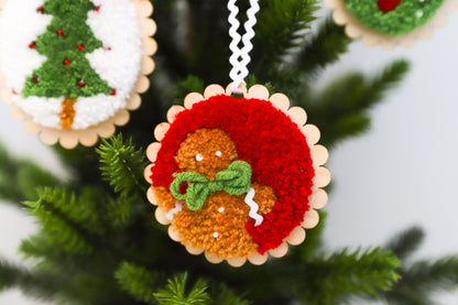 Cozy Christmas Ornaments Punch Needle Kit *Preorder*