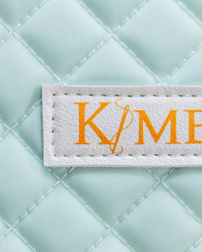 Kimberbell- Clear Blue Tile Tote