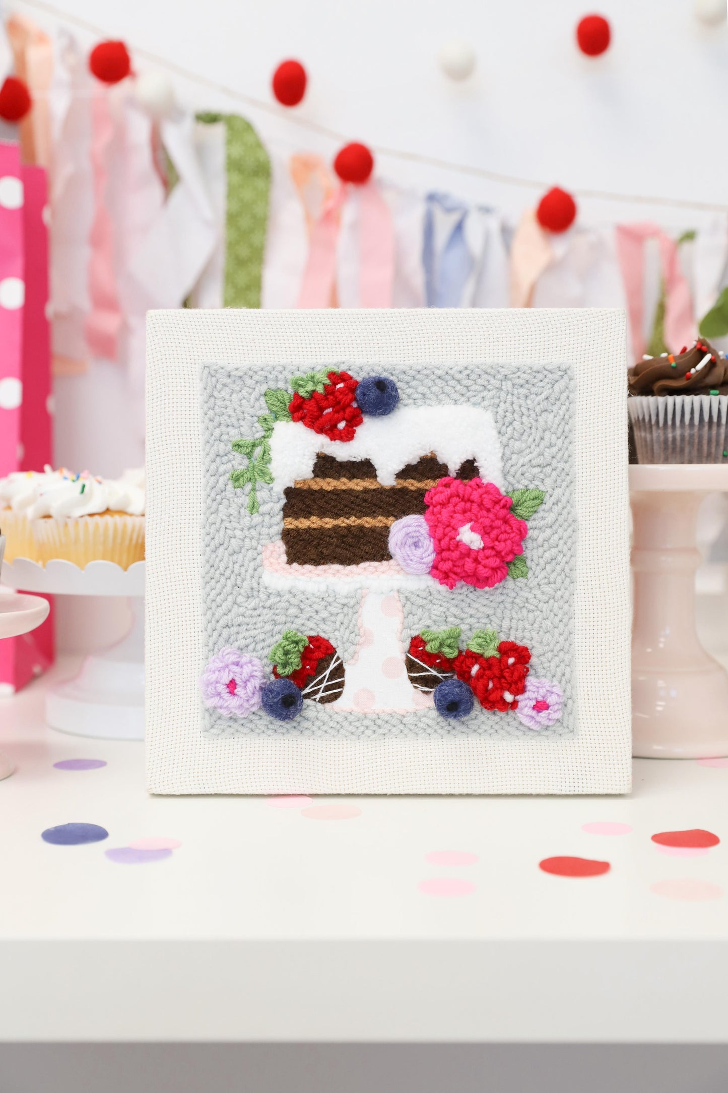 Kimberbell Piece of Cake Punch Needle Kit *Preorder*