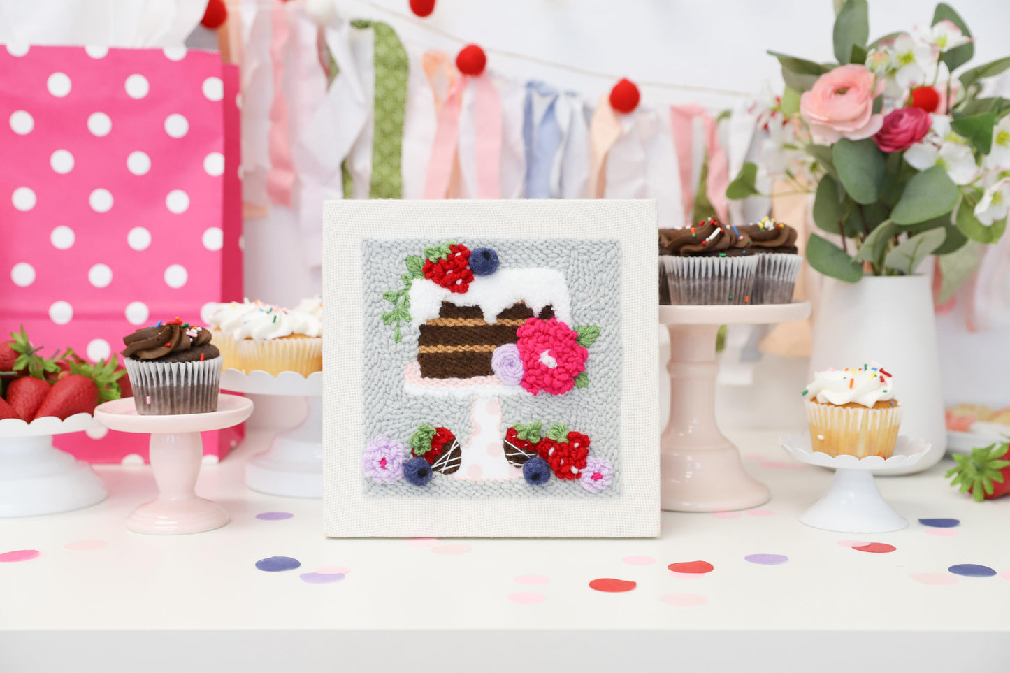Kimberbell Piece of Cake Punch Needle Kit *Preorder*