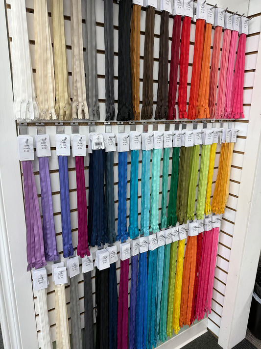 Atkinson Design Zippers, 14" and 22"