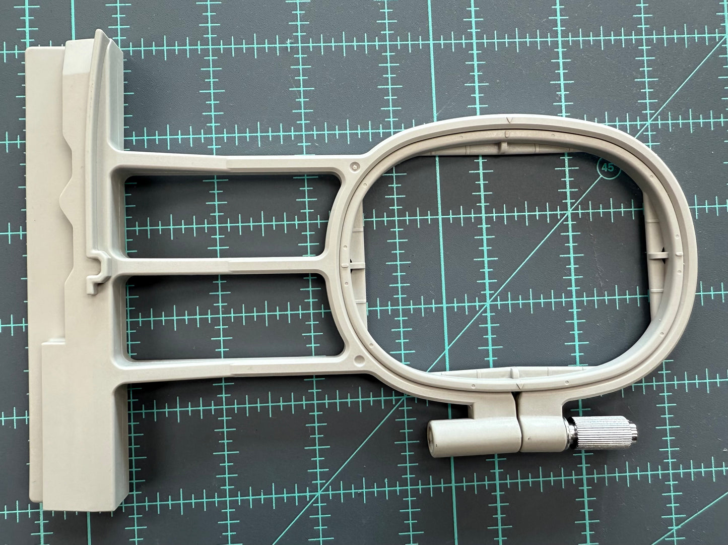 Old Style Slide in Embroidery Hoops