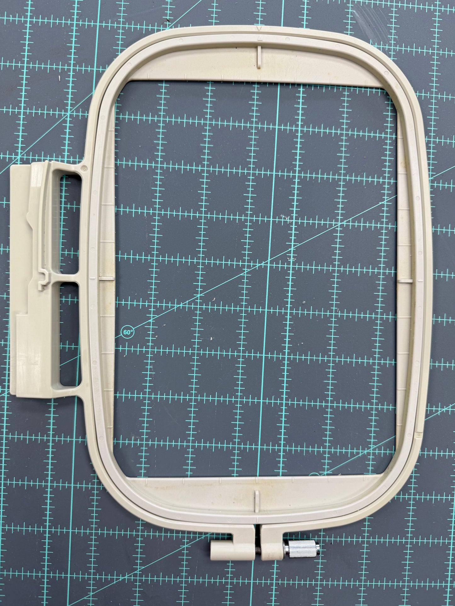 Old Style Slide in Embroidery Hoops