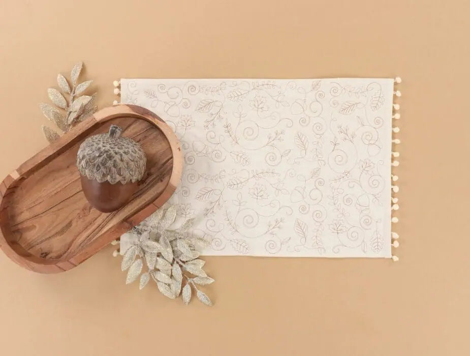 Kimberbell Ivory Linen Place Mat (special order)