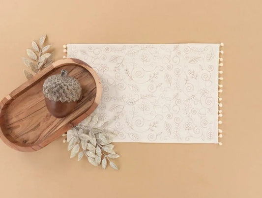 Kimberbell Ivory Linen Place Mat *Preorder*
