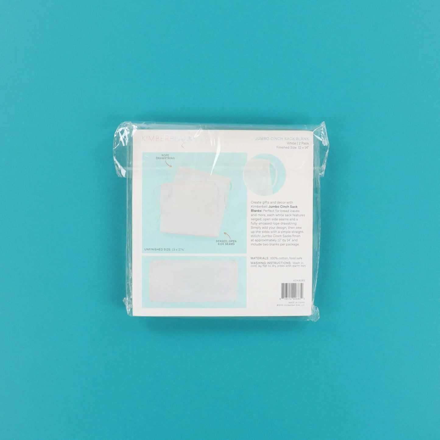 Kimberbell Jumbo Cinch Sack Blank *Preorder*
