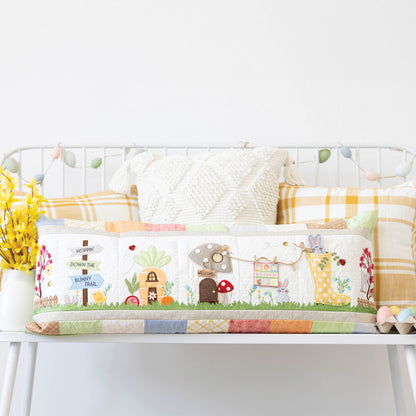 Kimberbell Hoppin' Down the Bunny Trail Bench Pillow