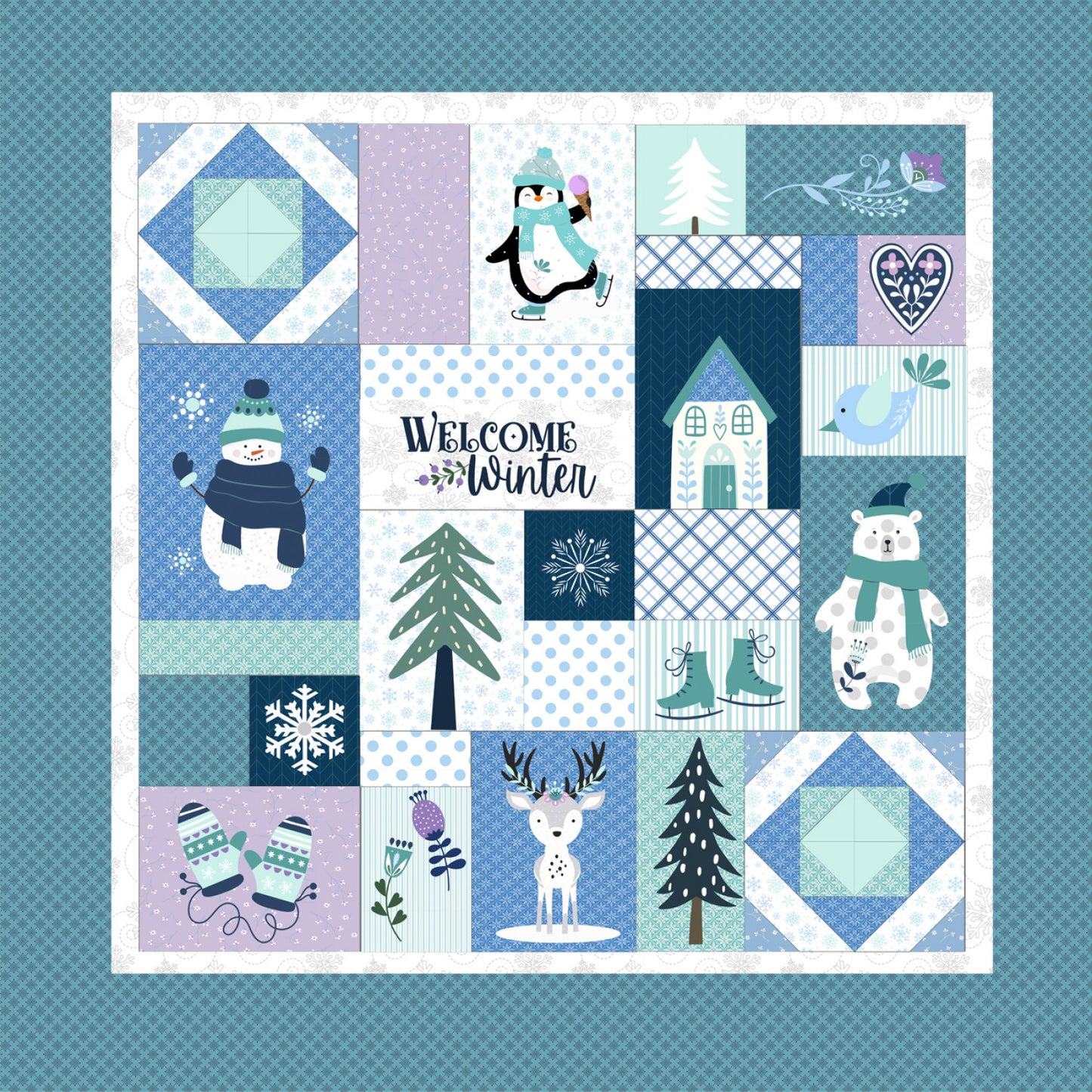 Kimberbell's Enchanted Winter Quilt *Preorder*