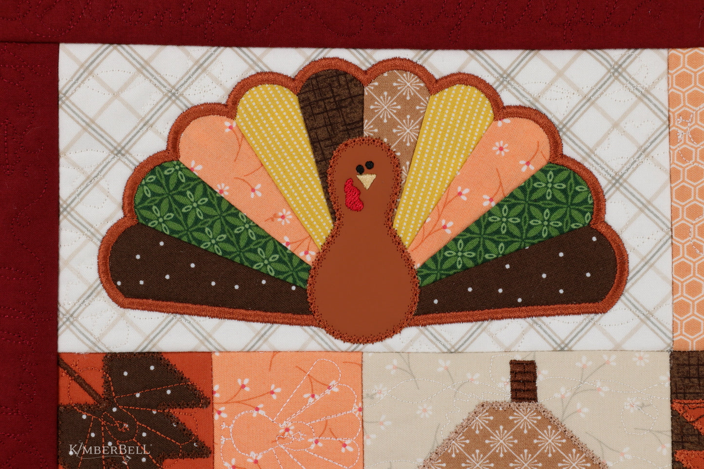 KimberBell In All Things Give Thanks 22"x22" Pillow, Fabric Kit